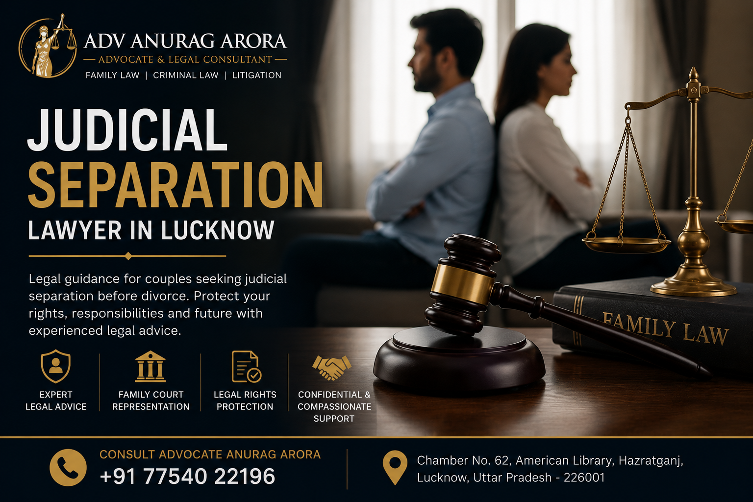 Judicial Separation Lawyer in Lucknow